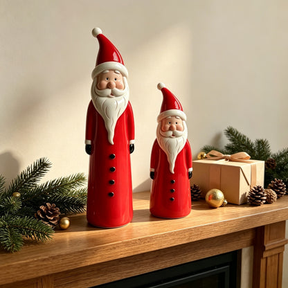 Christmas Snowman Figurine, Resin Snowman Statue for Indoor Home Holiday Decoration