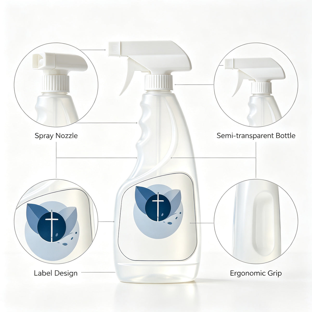 Multi‑Purpose Household Sanitizing Cleaning Spray, Deep Stain &amp; Grime Remover for Home Use