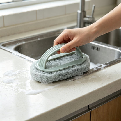 Multi‑Purpose Household Scrub Brush for Kitchen and Bathroom Surfaces