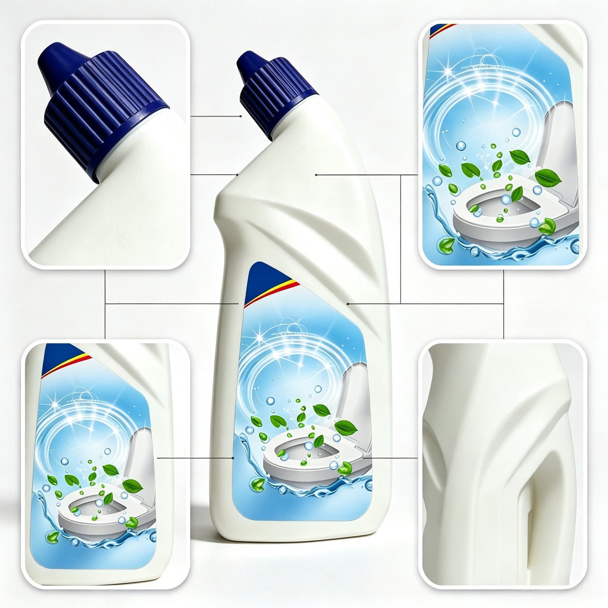 Powerful Toilet Bowl Cleaner for Limescale, Urine Stain and Odor Removal