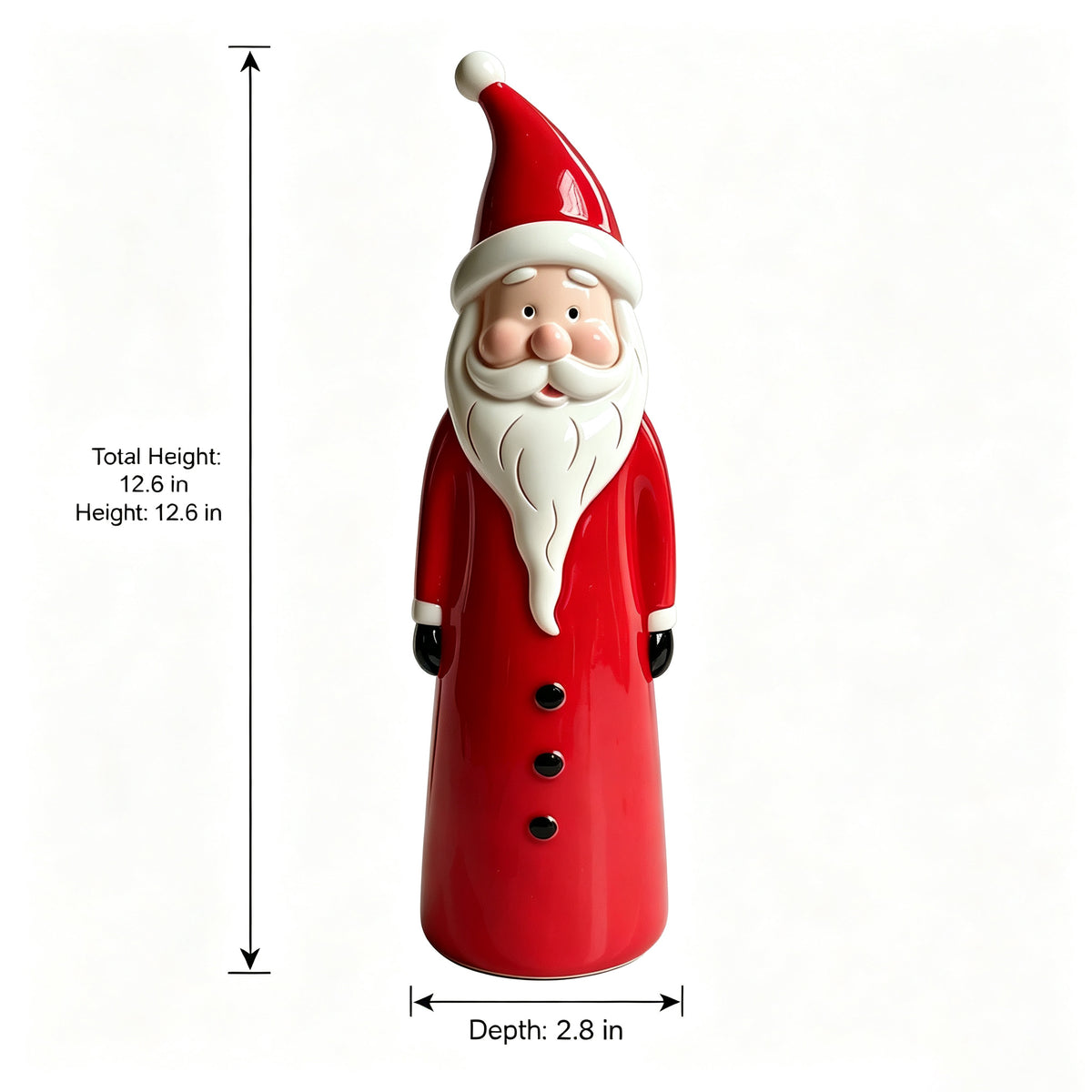 Christmas Snowman Figurine, Resin Snowman Statue for Indoor Home Holiday Decoration