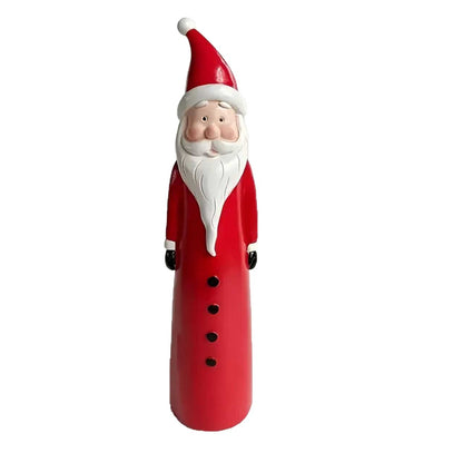 Christmas Snowman Figurine, Resin Snowman Statue for Indoor Home Holiday Decoration